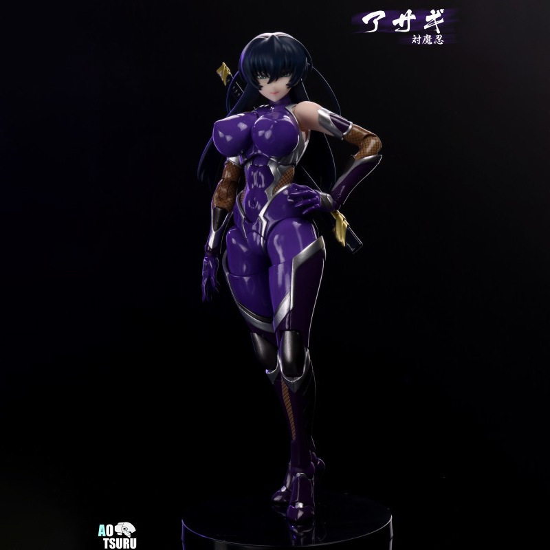 对魔忍阿莎姬 井河阿沙姬 可动人偶 美少女 手办模型摆件动漫玩具