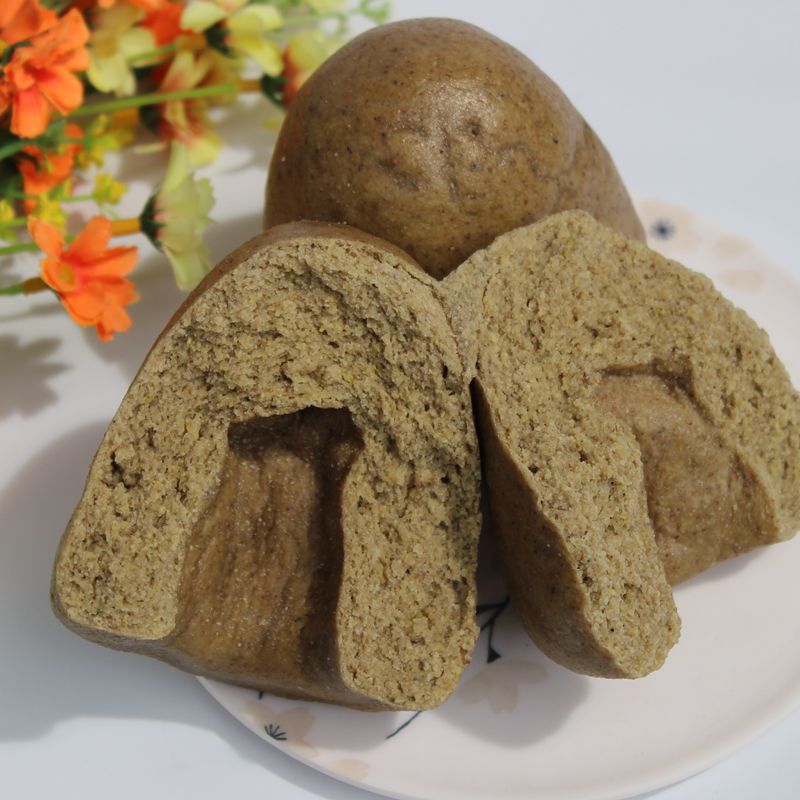 无糖主食荞麦黑豆黑米黑芝麻窝窝头大馒头五谷杂粮代餐面食低热量