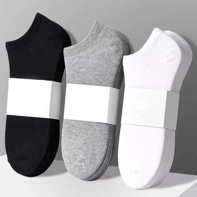 socks men‘s solid color student stink prevent socks spring and summer thin sports sweat-absorbent ankle socks shallow mouth invisible socks wholesale