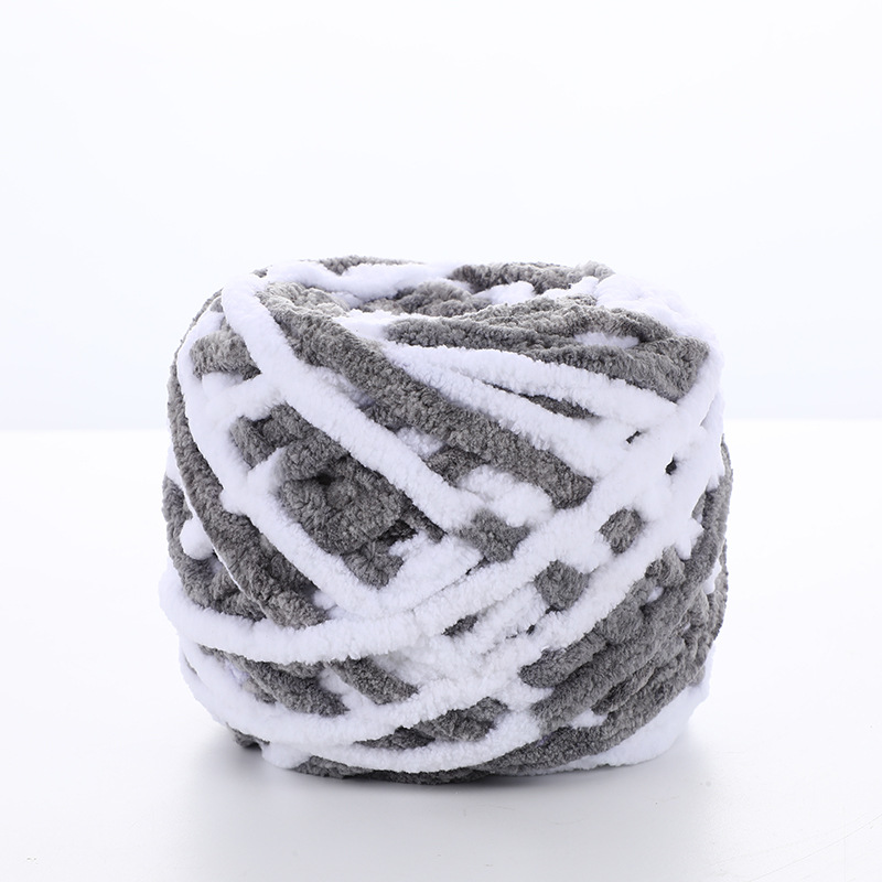 【纱厂源货】冰条毛线大量批发手工编织围巾粗毛线团批发现货充足