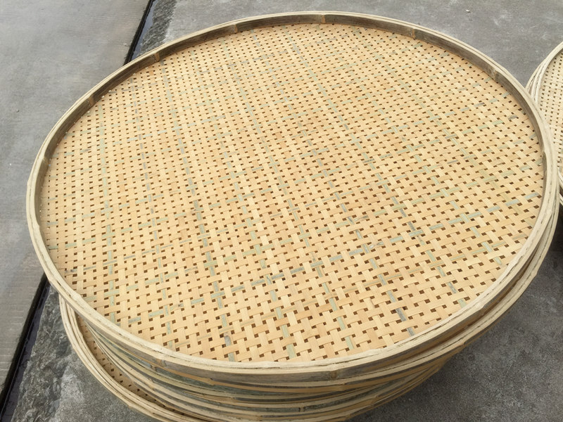 手工竹制品 大竹筛 竹制品竹编 有孔簸箕 竹匾 有孔竹筛 106cm