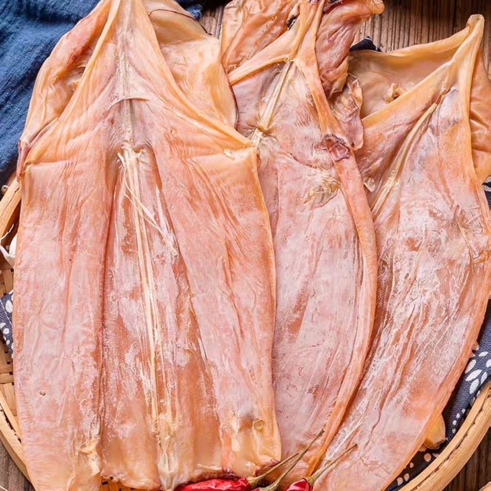 淡干去头鱿鱼干货尤鱼干无头须淡盐鱿鱼板散装餐饮家用-阿里巴巴