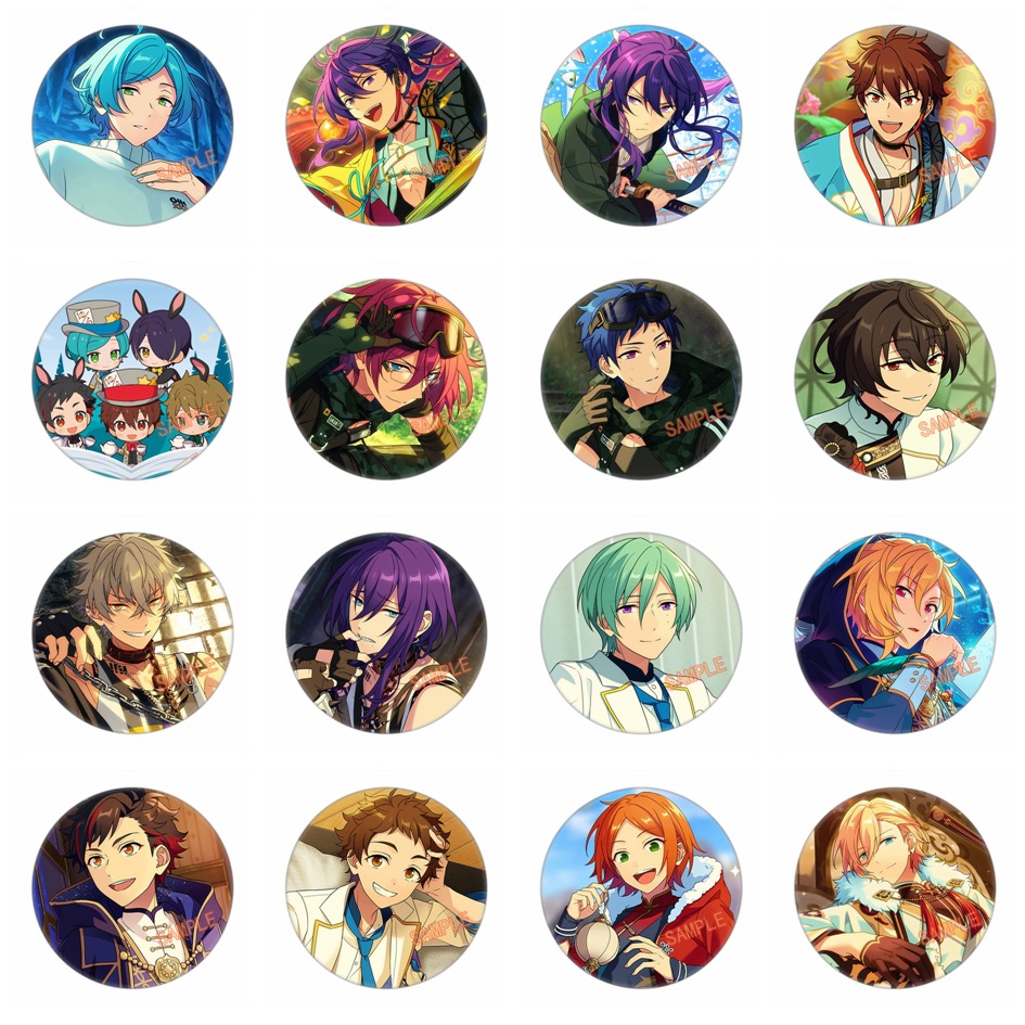 es徽章 动漫周边偶像梦幻祭 吧唧 挂件镜子现货 偶253-290