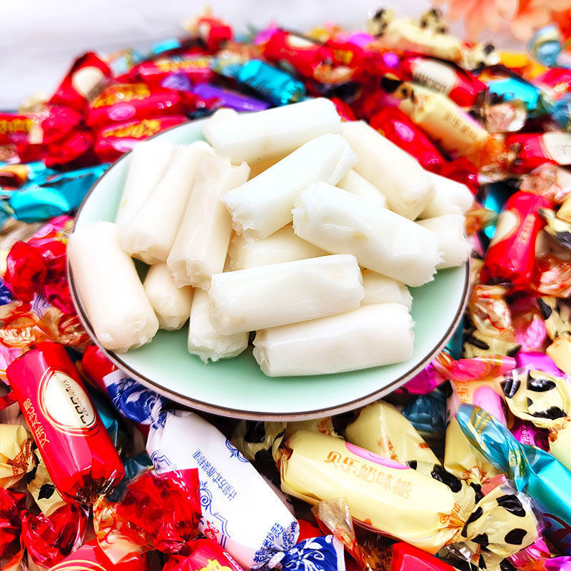 奶糖批发特浓软糖喜糖糖果年货散装牛奶糖怀旧网红奶油零食糖