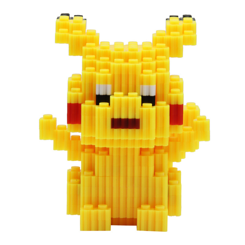 彩宝多 抖音 网红小颗粒拼插拼装夜市地摊模型积木玩具男女孩礼物