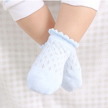 袜子婴儿夏季春夏季棉袜0-3-6岁薄款新生宝宝短袜透气