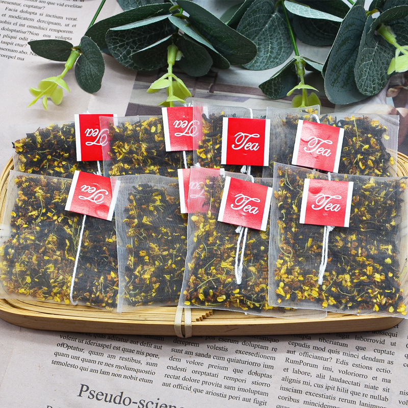 新货 花草茶 批发桂花 散装桂花红茶 四角茶包 热泡茶量大从优