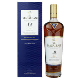 麦卡伦蓝钻(双桶)18年单一麦芽苏格兰威士忌
