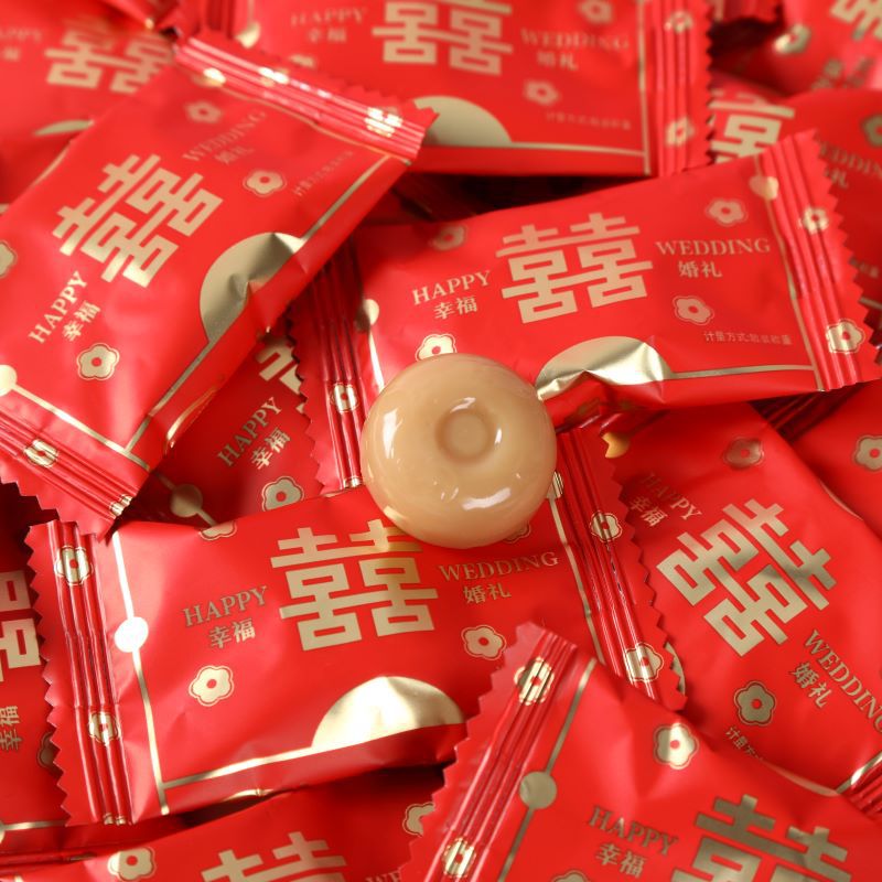 麦德好幸福婚礼司考奇喜糖500g结婚喜糖水果糖婚庆满月订婚糖果