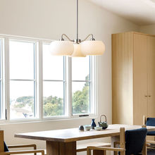 北欧复古设计玻璃吊灯中古客厅吊灯书房现代简约卧室餐厅玻璃灯具