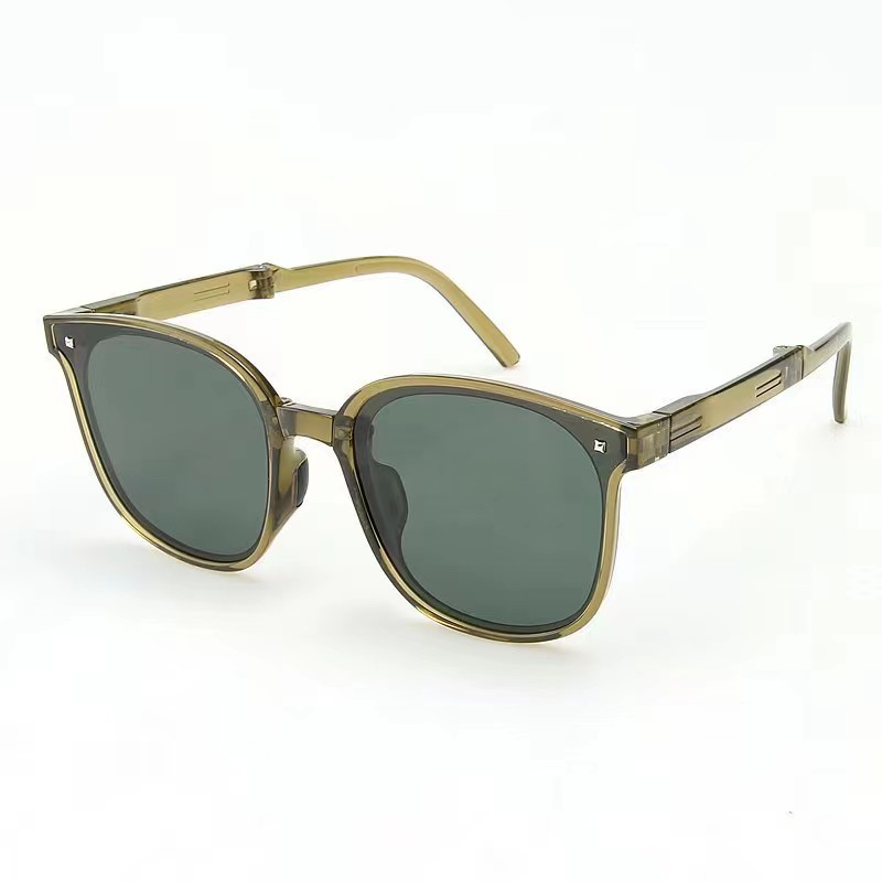 New Popular Folding Sunglasses-Focus UV-Proof Sunglasses for Women Ins New Sunscreen Korean Style Folding Sunglasses