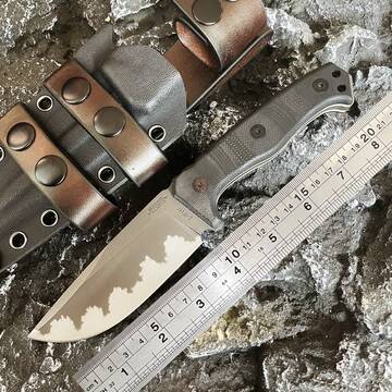 美国米勒兄弟m33直刀户外刀具露营求生刀水果刀防身刀吃肉刀锋利