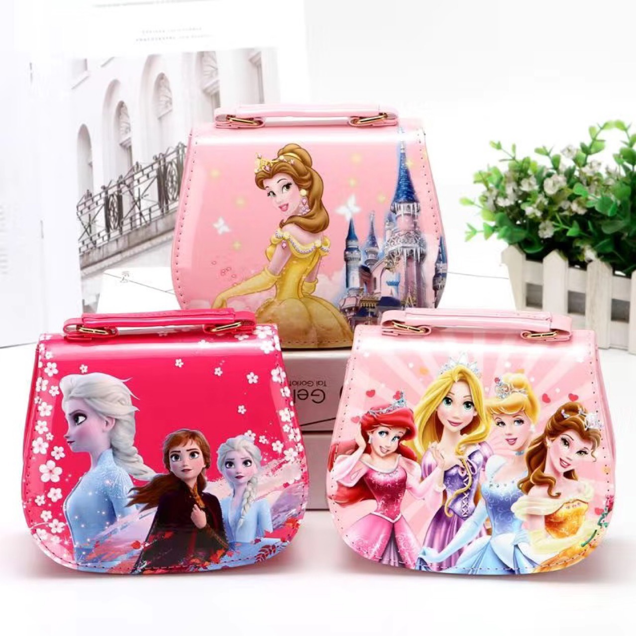 Bags Factory Children's Single-Shoulder Bag Ice and Snow Bags Princess Bag Children's Bags Wholesale