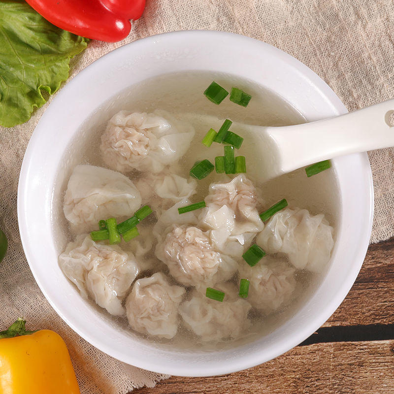 馄饨沙县小馄饨混沌扁肉云吞燕皮速食小吃薄新鲜方便冷冻70粒批发