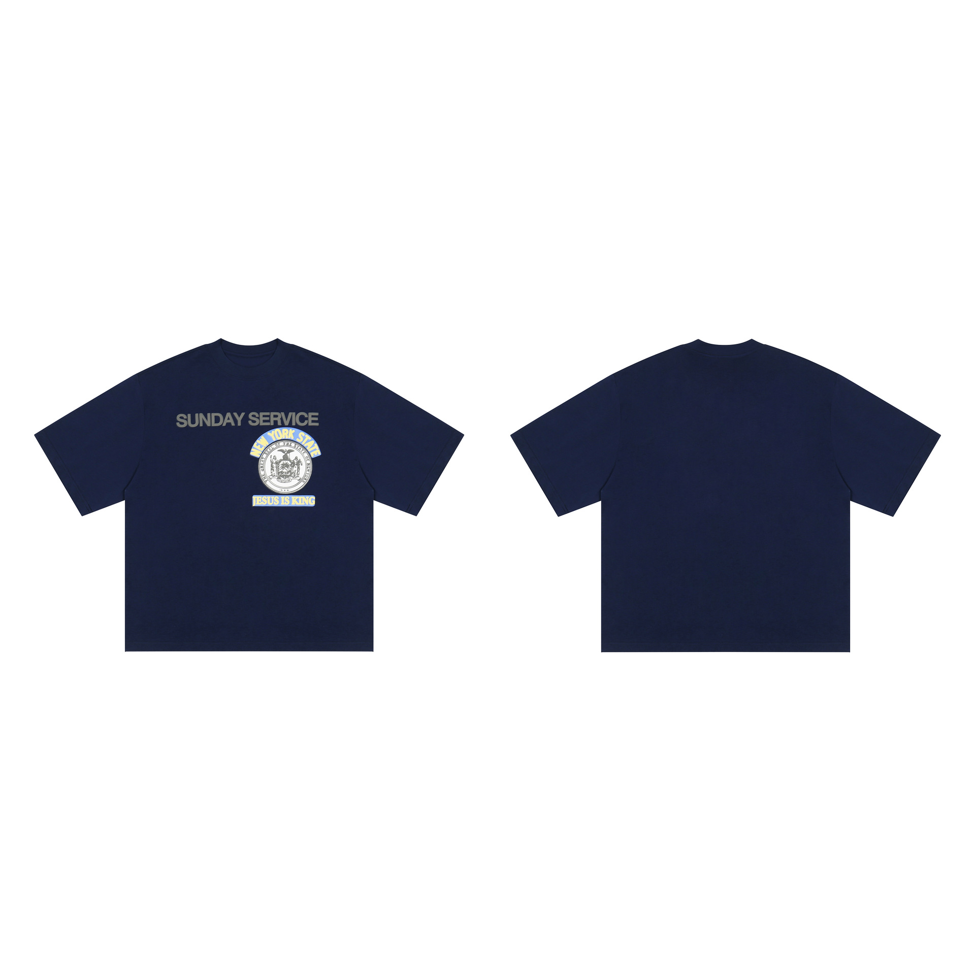 22ss夏季新款cpfm kanye侃爷jesus is king限定短袖t恤男女同款潮