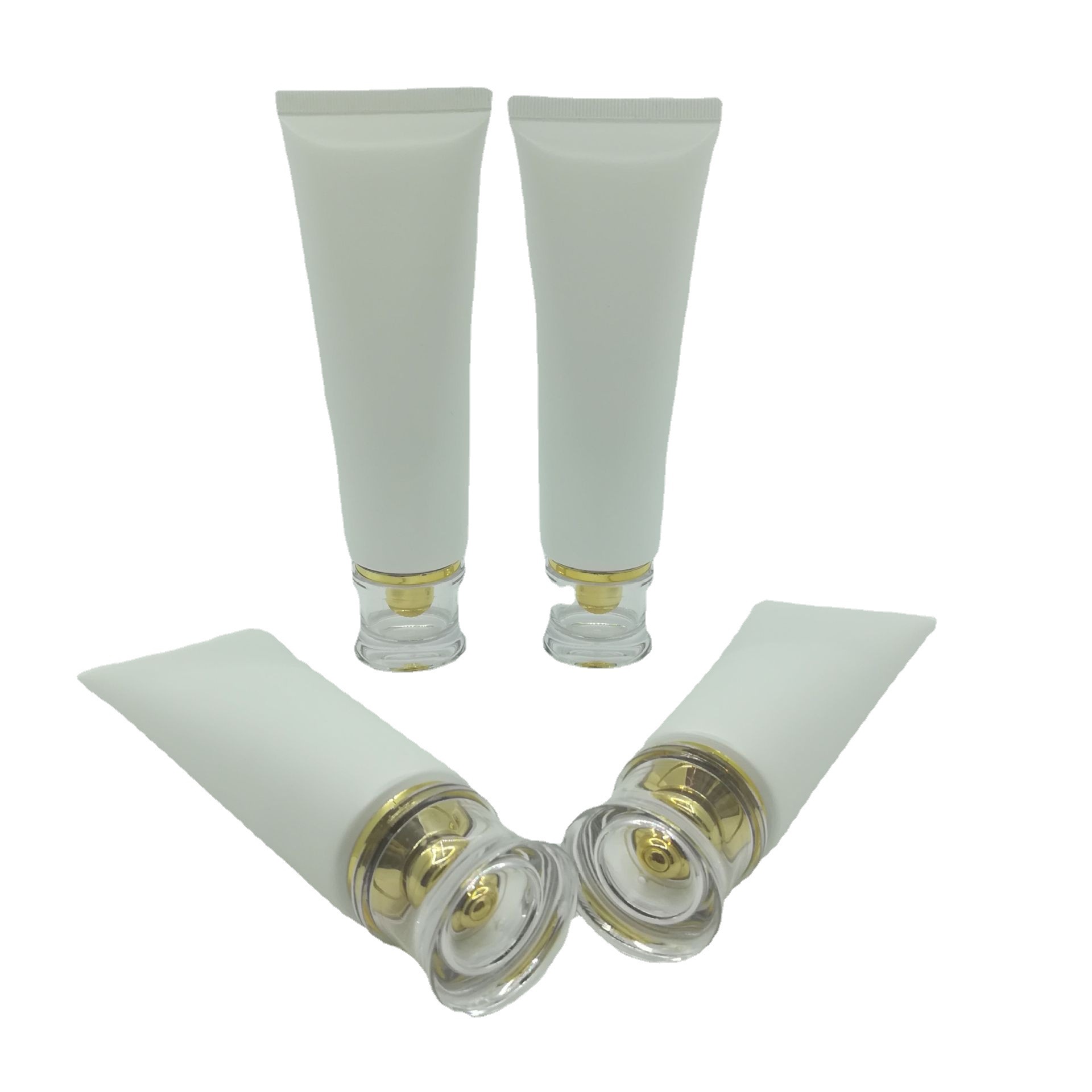 120g白磨砂软管现货塑料管包装洗面奶软管化妆品软管包材厂家定制