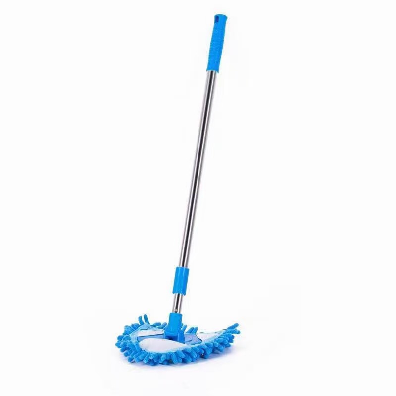 Triangle Lazy Small Mop Retractable Glass Cleaner Kitchen Living Room Floor Mop Mini Lazy Mop in Stock