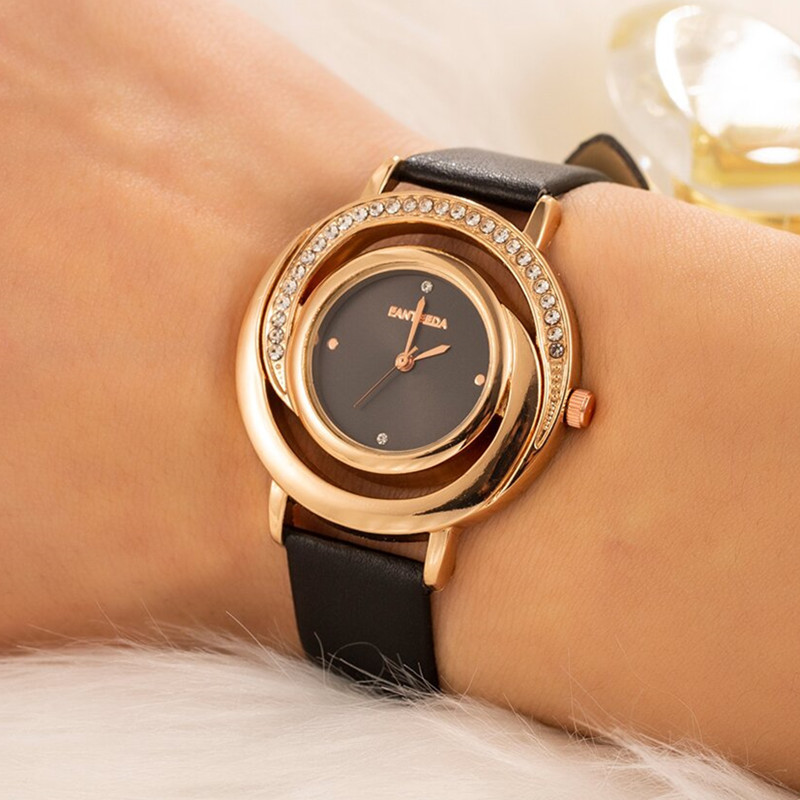 2022 New TikTok Hot Sale Belt Watch Spot Watch Wholesale Women's Watch with Diamonds Simple Small Dial Watch for Women