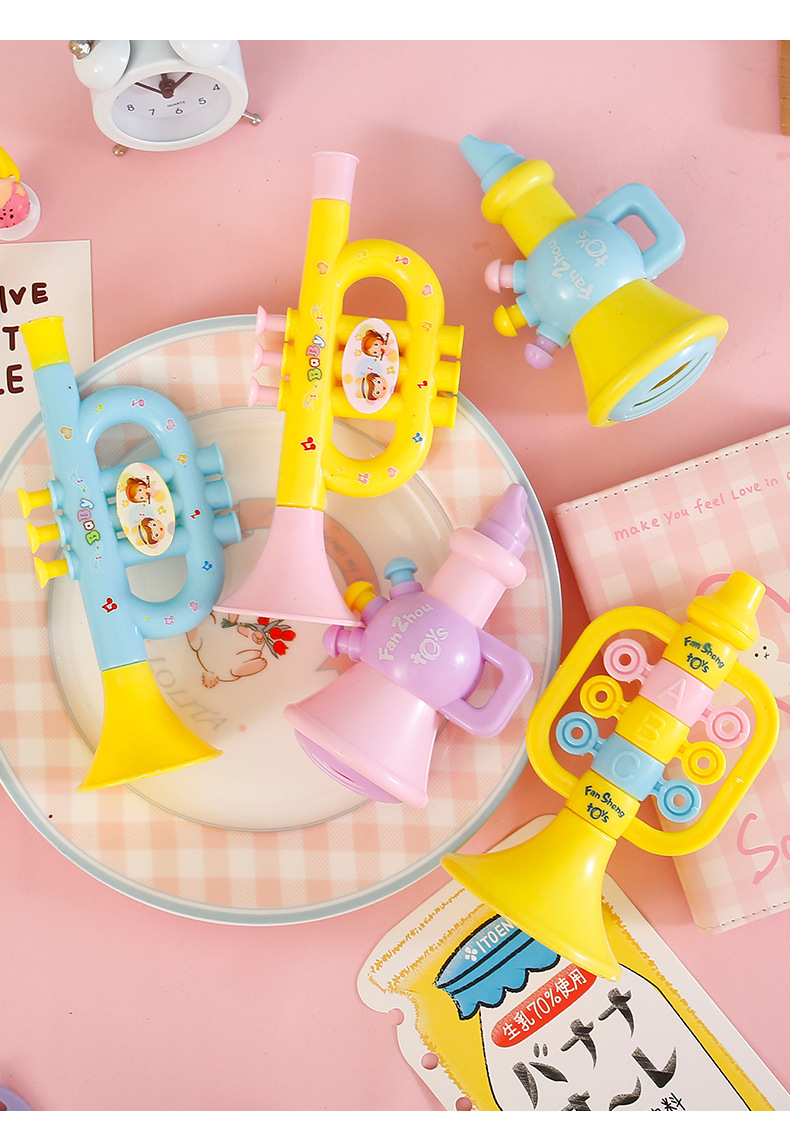 儿童喇叭玩具可吹响的幼儿园婴宝宝益智早教小喇叭口哨乐器礼物