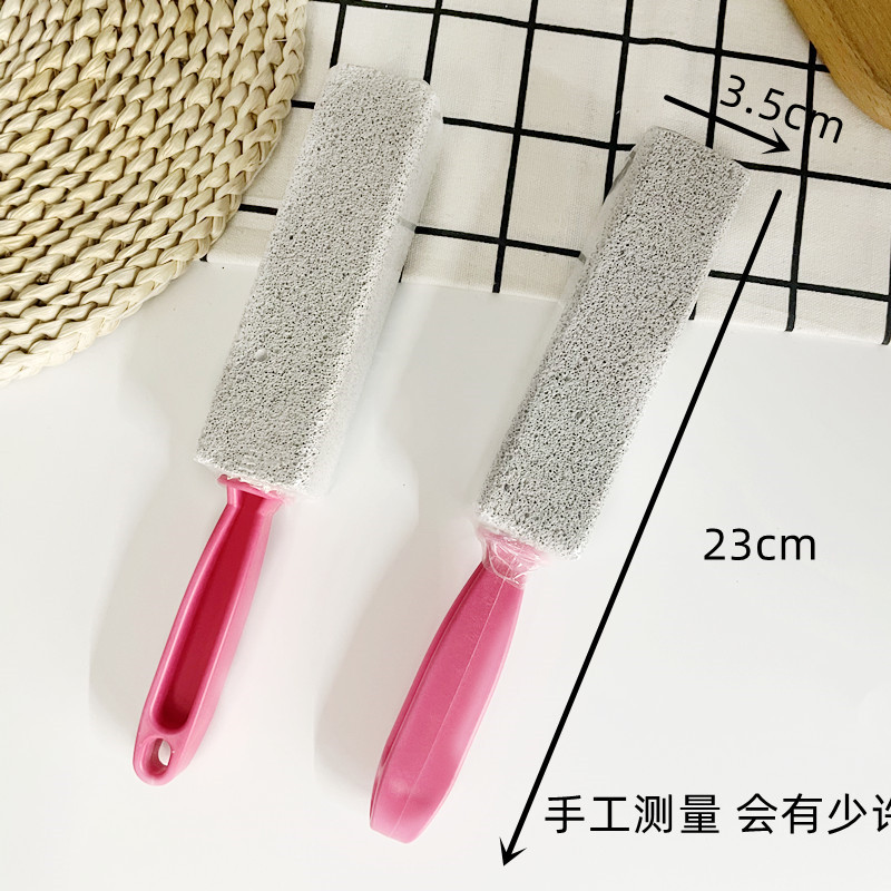 Bathroom Toilet Cleaning Pumice Stone Toilet Brush Cleaning Rod Convenient Dead Angle Gap Cleaning Brush Pumice Stone Toilet Brush