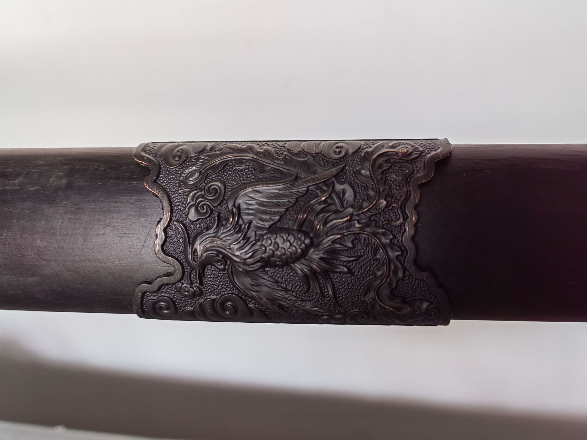 不锈钢仿黑檀凤凰剑