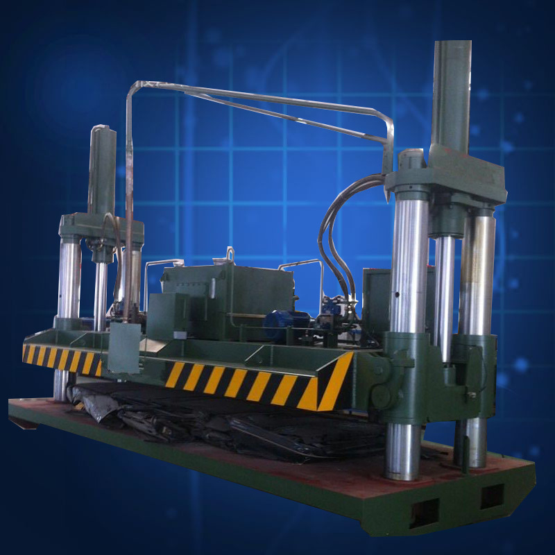 全自动四柱式汽车压扁机 315型加重小轿车压块机 报废汽车压扁机