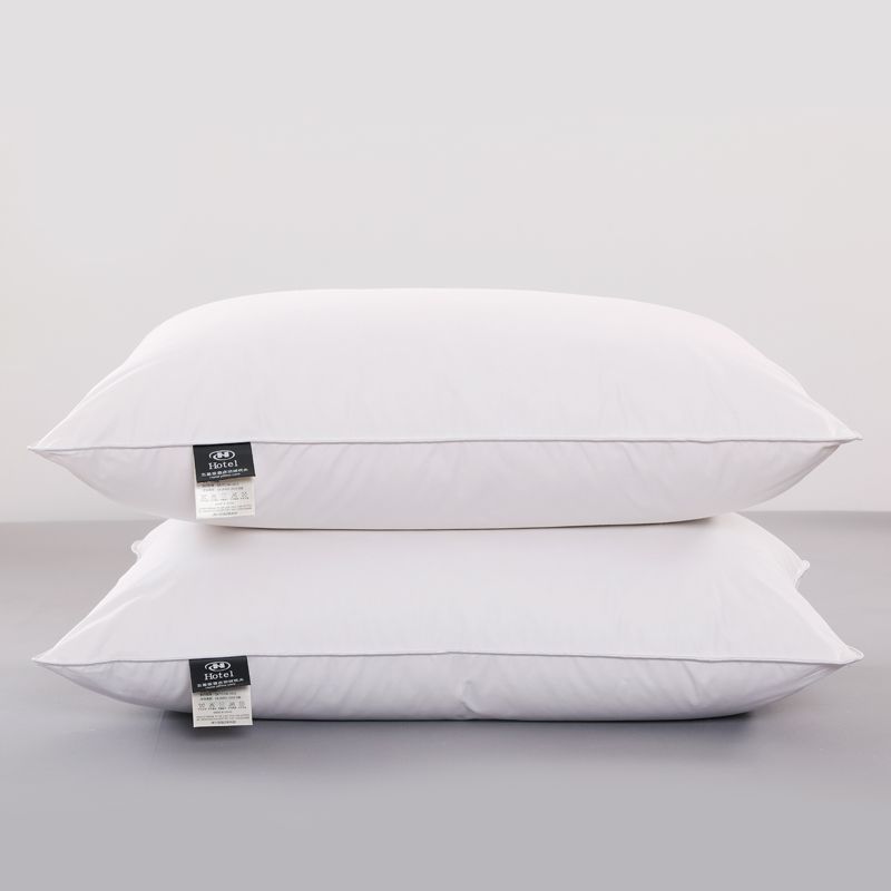 羽绒枕一对装五星级酒店专用枕头枕芯白鹅绒枕家用护颈椎枕助睡眠
