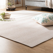 人字纹编织客厅地毯轻奢高级茶几毯日式简约风家用防滑沙发地垫