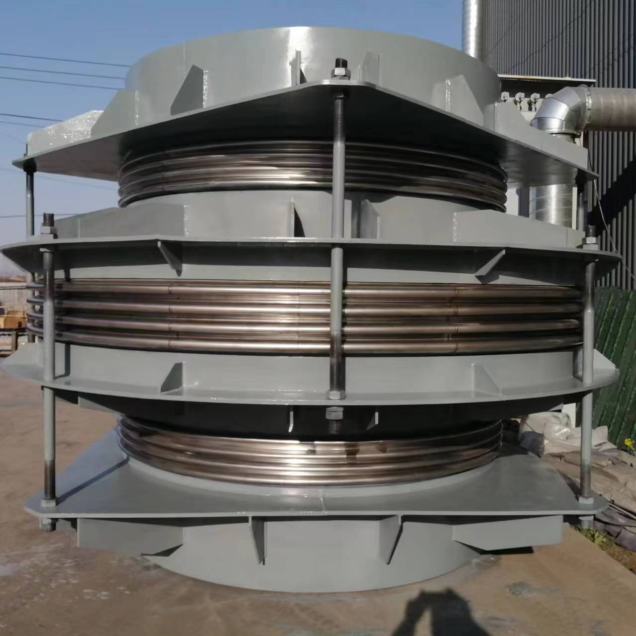 304不锈钢波纹管管道用伸缩金属膨胀节 非金属蒙皮耐高温补偿器