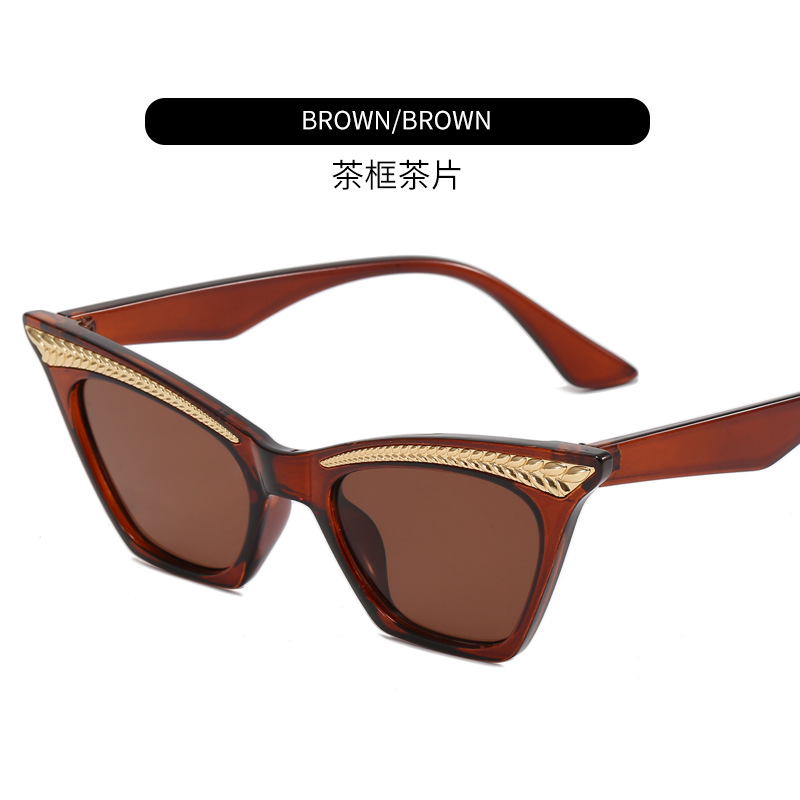 New Arrival Small Frame Sunglasses Outdoor Modern Eyeglasses Manufacturer Directly Sales Eyebrow Sunglasses Fashion Shades