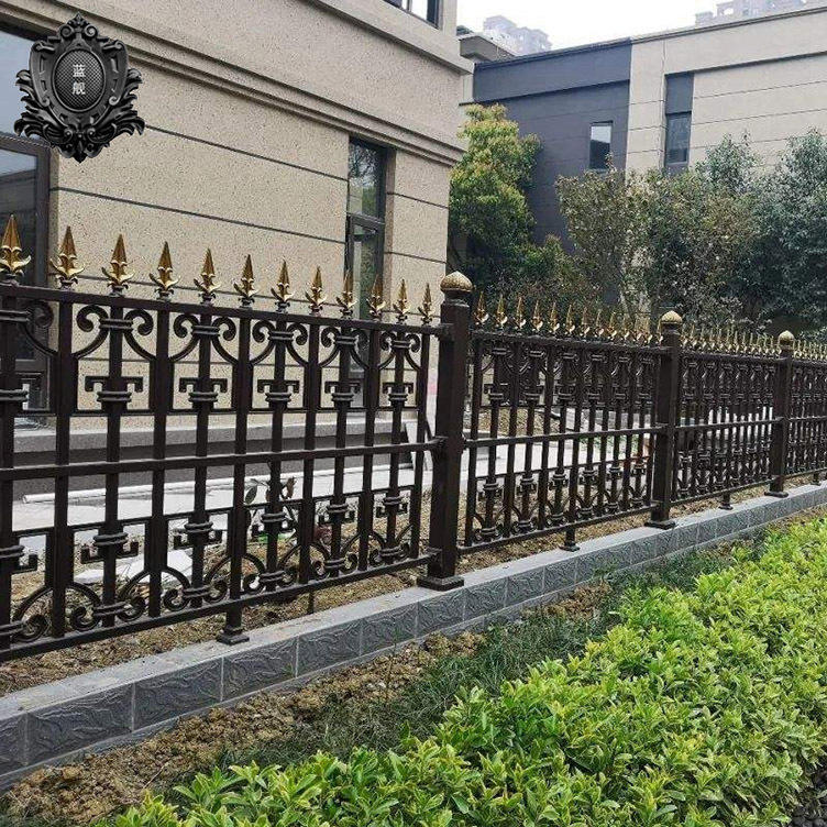 制别墅铁艺护栏欧式院墙防护栏庭院栏杆小区栅栏建筑围铁艺栏杆
