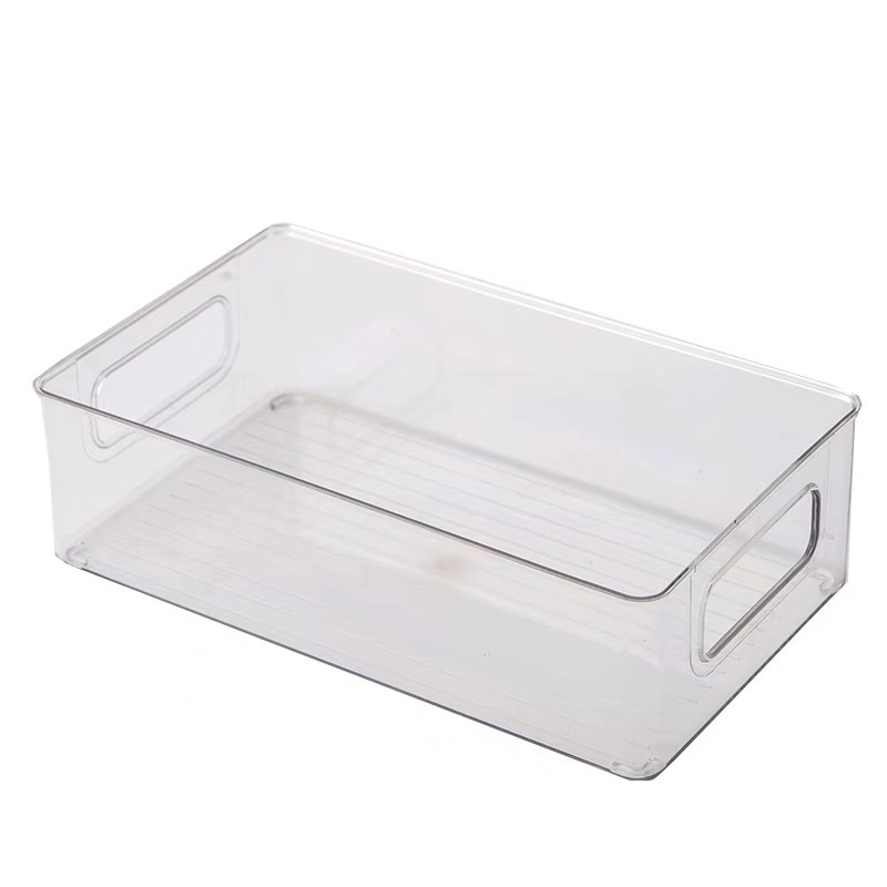 Storage Box Acrylic Desktop Cosmetics Transparent Box Dormitory Plastic Drawer Finishing Box Stackable Storage Rack