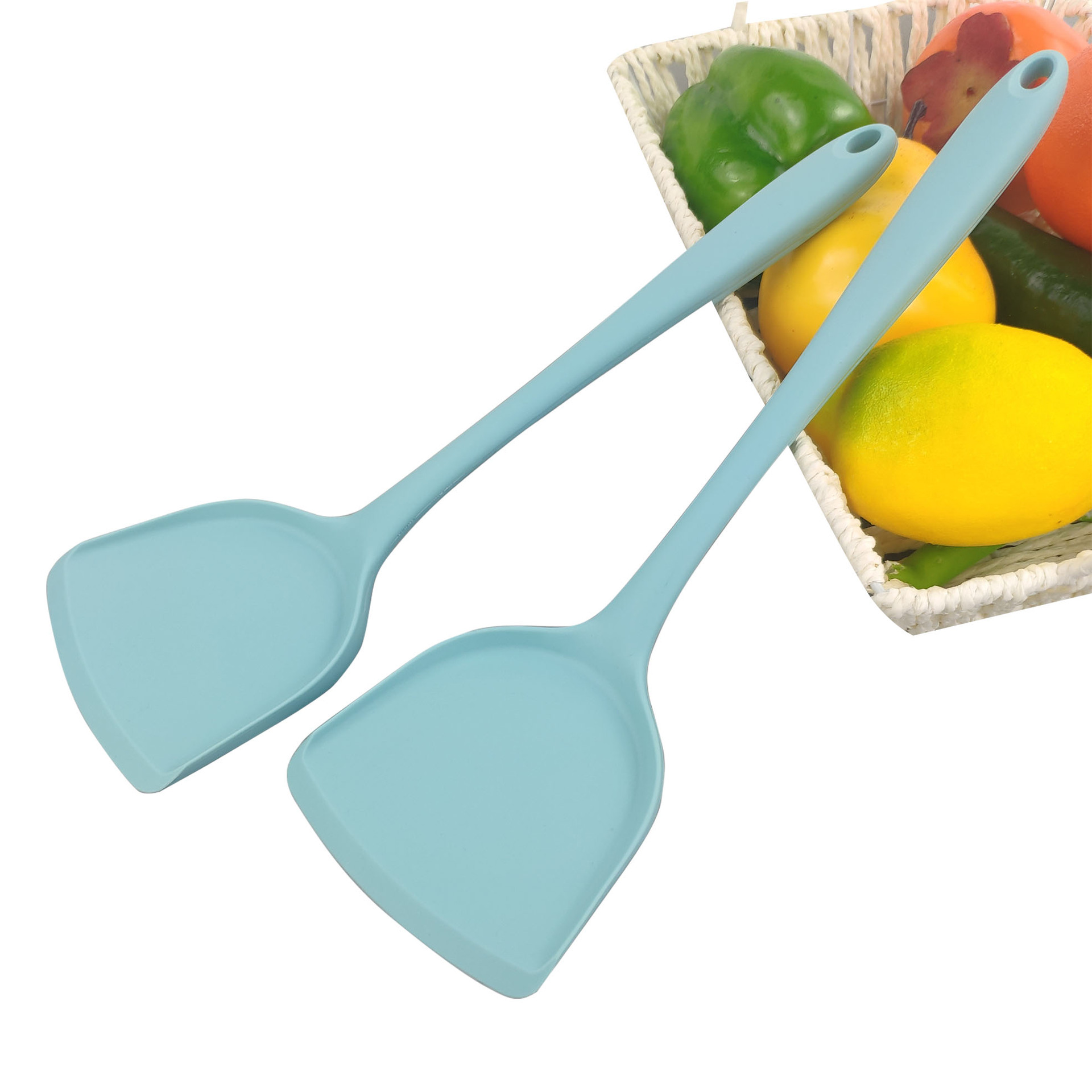 全包式硅胶厨具厨房工具 硅胶厨具中华铲不粘锅用烹饪铲硅胶锅铲