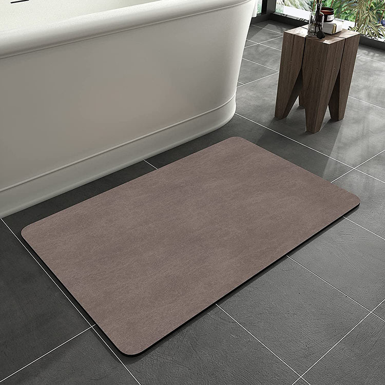 Cross-Border Amazon Diatom Mud Absorbent Pad Bathroom Mat Toilet Bathroom Entrance Non-Slip Household Bathroom Floor Mat