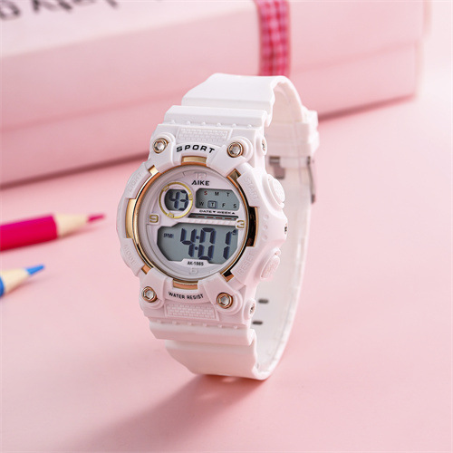 Trendy Cute Luminous Watch Aike1965 Student Cultural and Creative Campus Popular Boxed Electronic Watch Sports