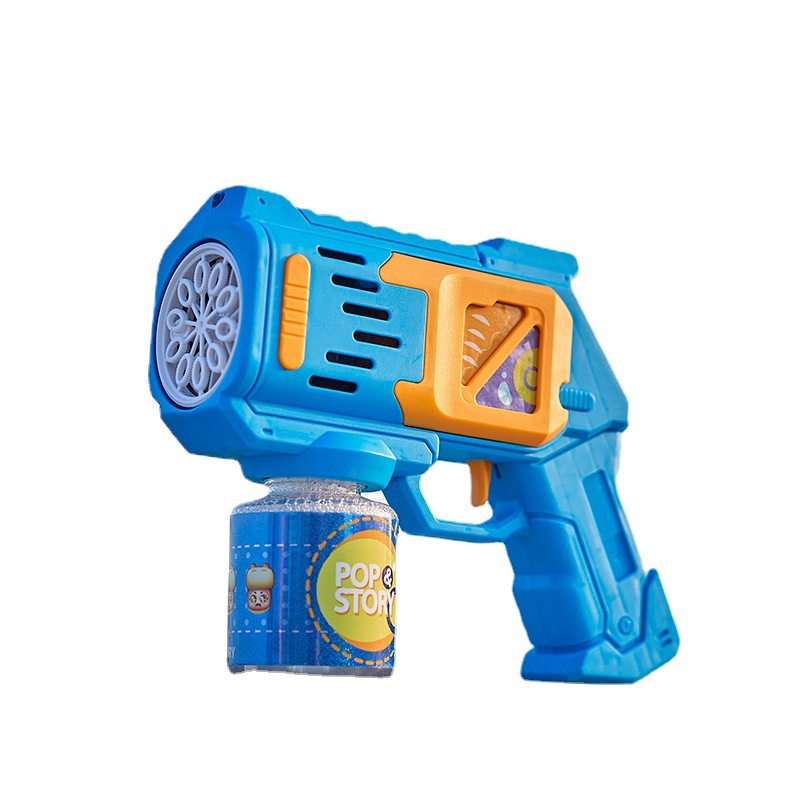 New Gatling Amazon Children Bubble Gun Electric Bubble Maker 10-Hole Automatic Hot Toys with Lights Wholesale