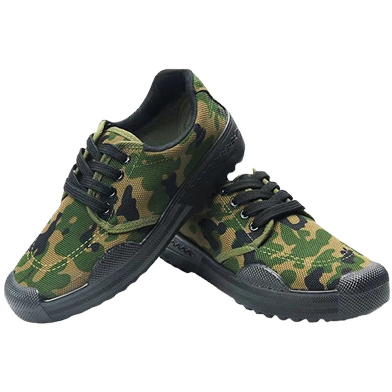 Liberation Shoes Wholesale Training Shoes Durable Wear-Resistant Yellow Rubber Shoes Training Shoes Canvas Shoes Street Vendor Shoes Construction Site Shoes Labor Protection Shoes