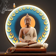 释迦摩尼佛像摆件陶瓷东南亚佛像阿弥陀佛药师佛菩提如来佛像