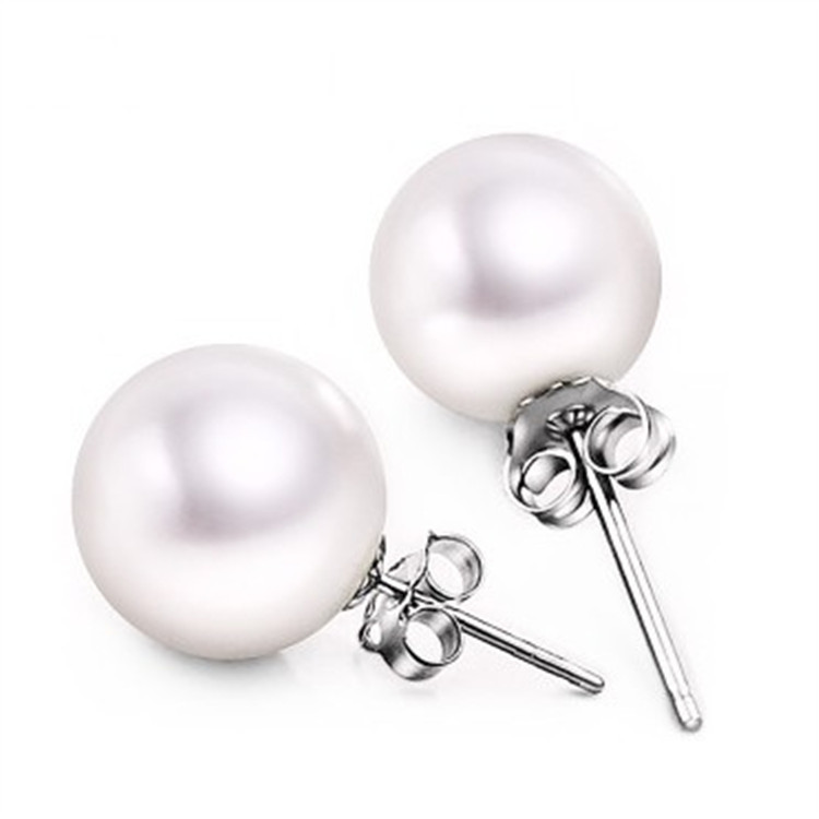 银耳钉高亮珍珠耳钉韩版欧美时尚跨境热销爆款女小