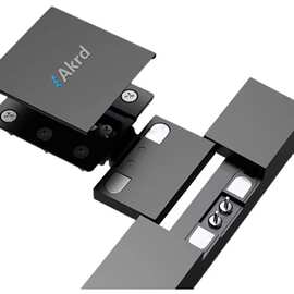 阿克德针式铰链30kg极简玻璃门型270度大开角合页