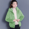 Double hat Fleece Plush thickening coat 2023 winter Solid zipper keep warm Hooded Sweater Women's wear Double hat Fleece Plush thickening coat 2023 winter Solid zipper keep warm Hooded Sweater Women's wear