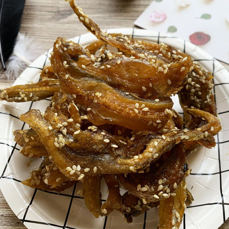 小鱼干批发香辣龙头鱼干甜辣蜜汁鱼仔即食零食特产麻辣马步鱼干厂