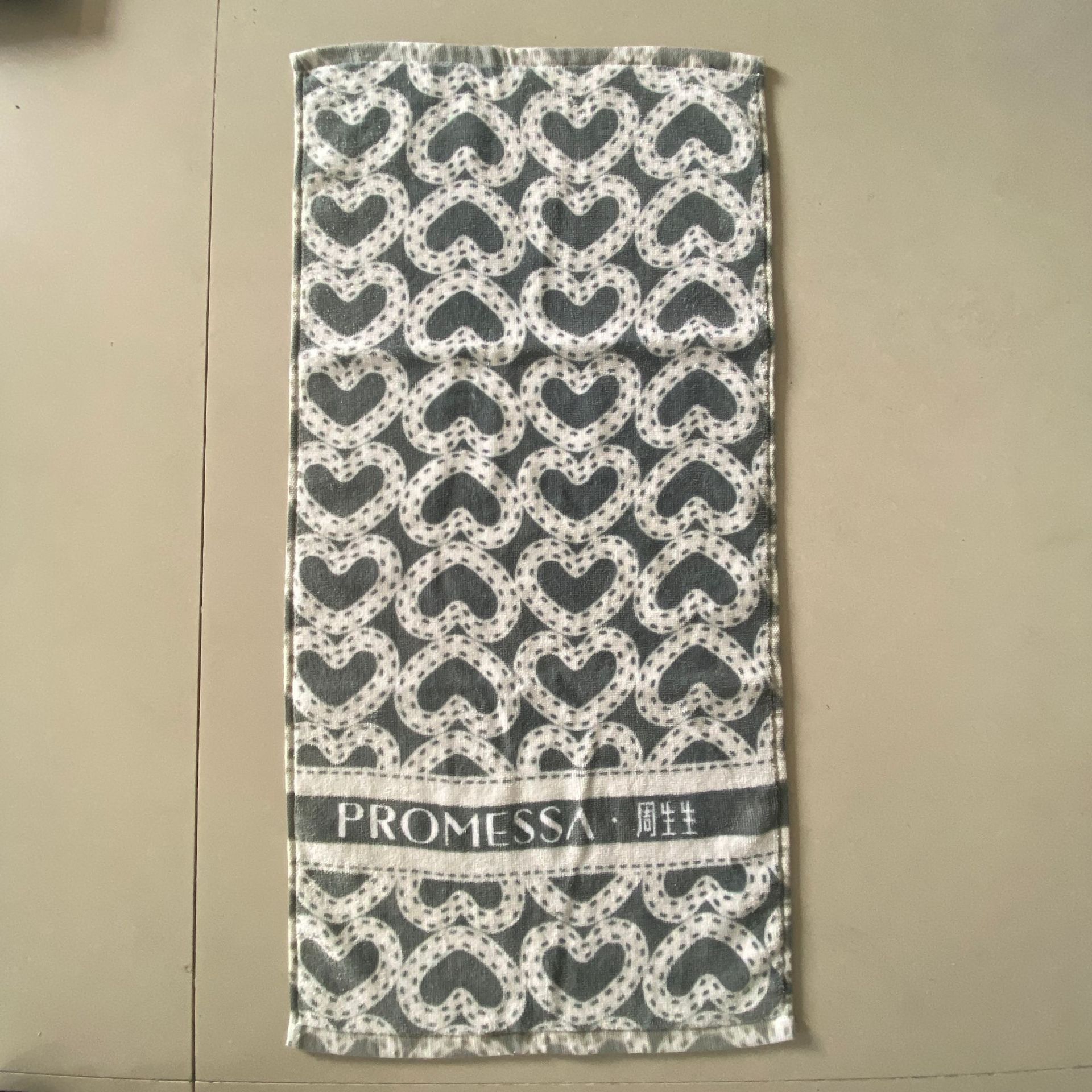 定制活性印刷单面毛圈纯棉毛巾LOGO定制无捻纱