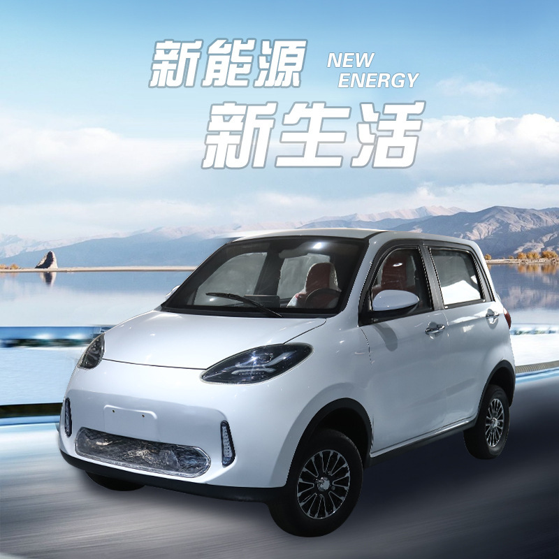 四轮电动车老头乐家用小型代步车新能源电瓶新款全封闭四轮电动车