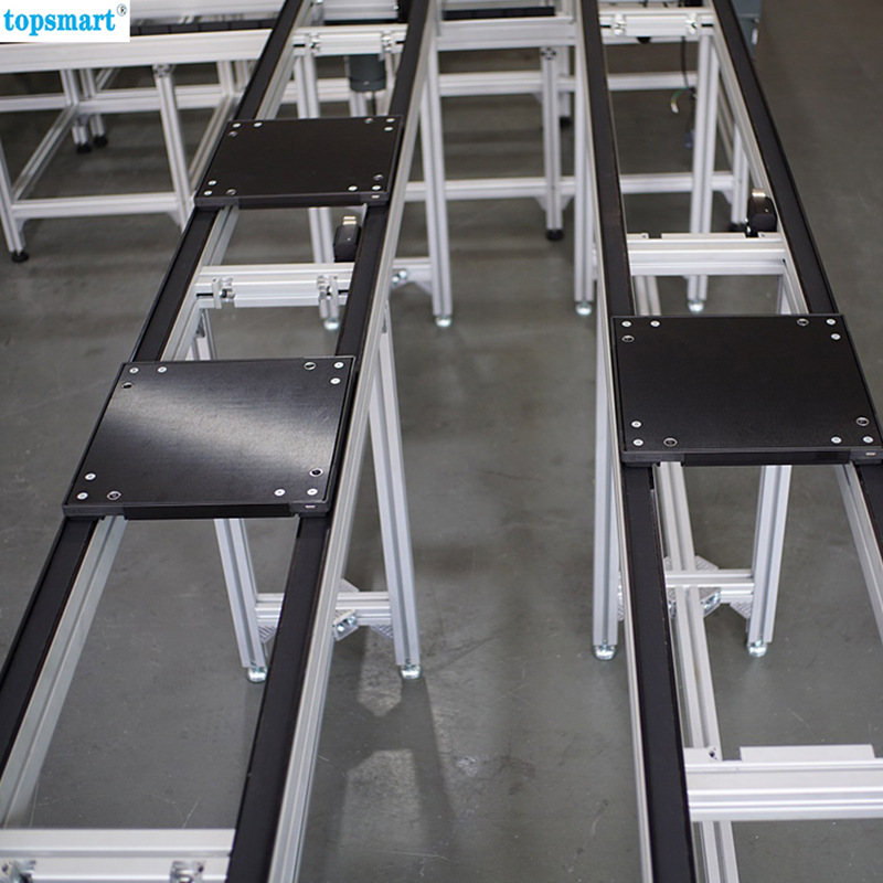 鑫象直销同步带输送线柔性输送机输送线双列型流水线非标品包安装