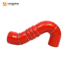 大口径硅胶管缠绕硅胶管汽车配件涡轮增压硅胶管红色硅胶管异形管