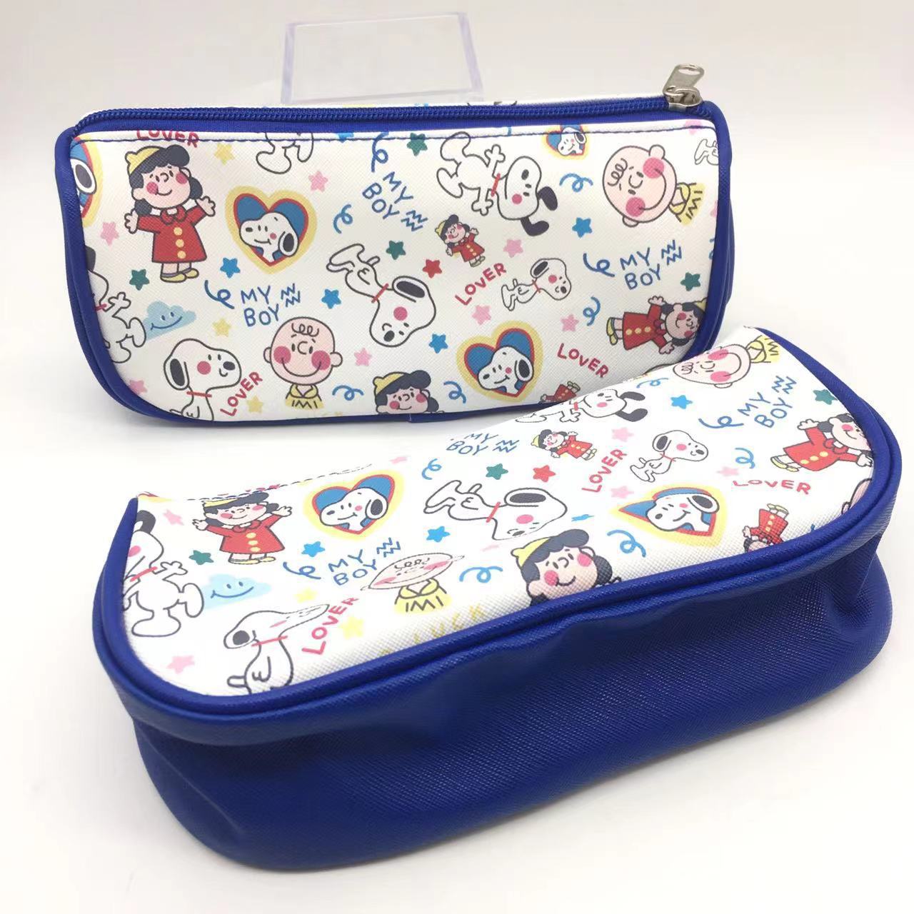 动漫周边可爱大白狗笔袋卡通萌宠家族文具收纳袋铅笔袋儿童礼品批