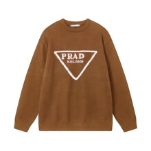 loewe 23ss 米白色/黑色 图案logo口袋长袖毛衣男女同款_阿里巴巴找货