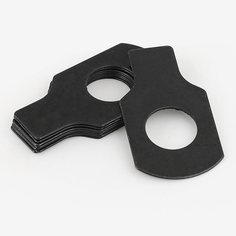m5-m27 gb854发黑镀锌单耳止动垫圈止退垫片锁片国标单耳止动垫片