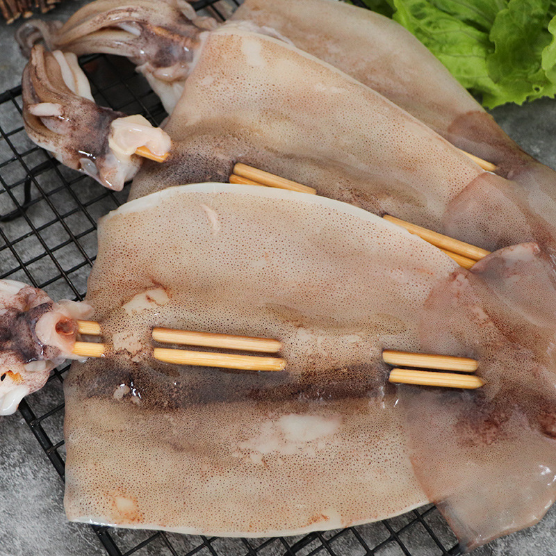 有个海200克鱿鱼串轰炸大鱿鱼串铁板鱿鱼串烧烤油炸冷冻鱿鱼10串